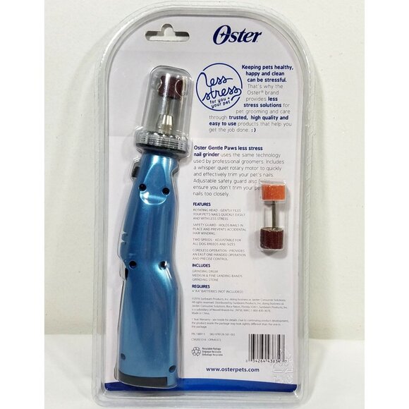 Oster Gentle Paws Nail Grinder For Dogs & Cats With Safety Guard - Picture 4 of 6